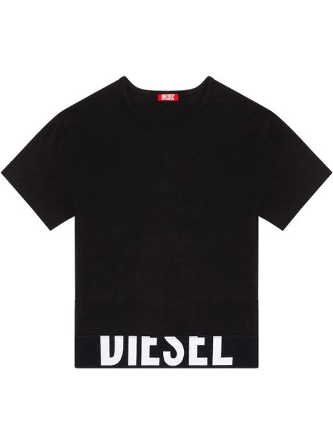 Diesel logo-print cotton T-shirt - Black - zdjęcie produktu nr 1