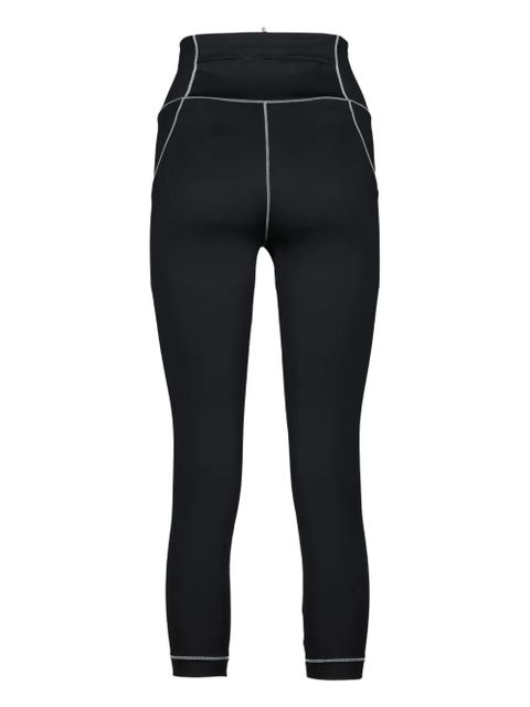 Moncler Grenoble logo-patch leggings - Black - zdjęcie produktu nr 2