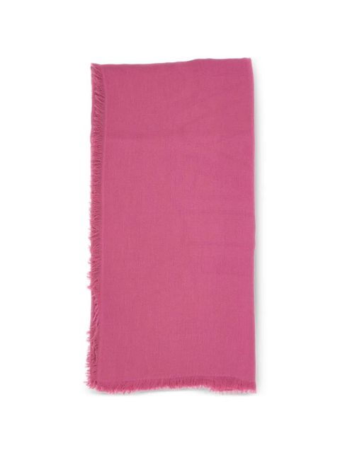 Max Mara jacquard fringed-trim scarf - Pink - zdjęcie produktu nr 1
