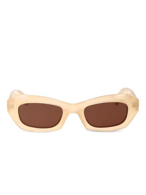 Off-White Venezia rectangle sunglasses - Neutrals - zdjęcie produktu nr 1