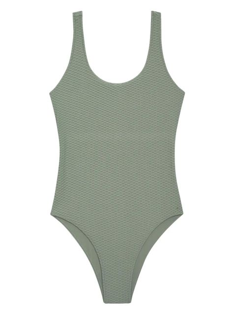 ANINE BING Jace scoop-neck bodysuit - Green - zdjęcie produktu nr 1