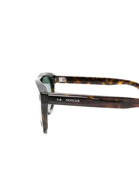 Moncler Eyewear tortoiseshell-effect sunglasses - Brown