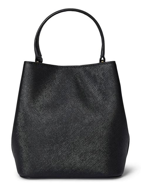 Lauren Ralph Lauren torebka skórzana kolor czarny 431969365 - zdjęcie produktu nr 2