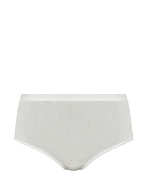 MM6 Maison Margiela ribbed-knit briefs - Neutrals - zdjęcie produktu nr 1