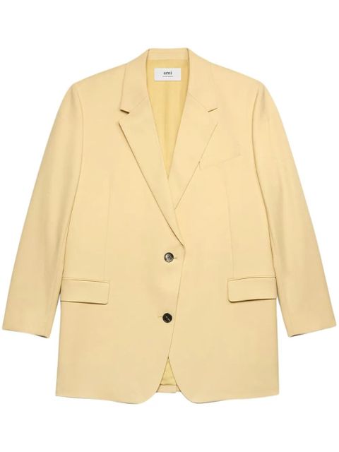 AMI Paris oversize virgin wool blazer - Yellow - zdjęcie produktu nr 1