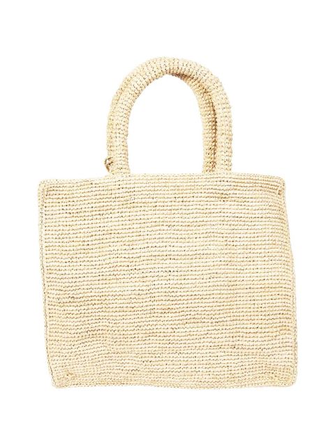 MC2 Saint Barth Colette raffia tote bag - Neutrals - zdjęcie produktu nr 2