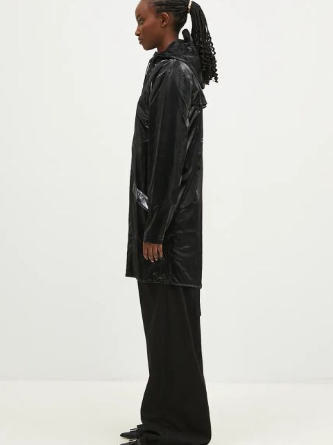 Rains kurtka kolor czarny przejściowa 12020.29