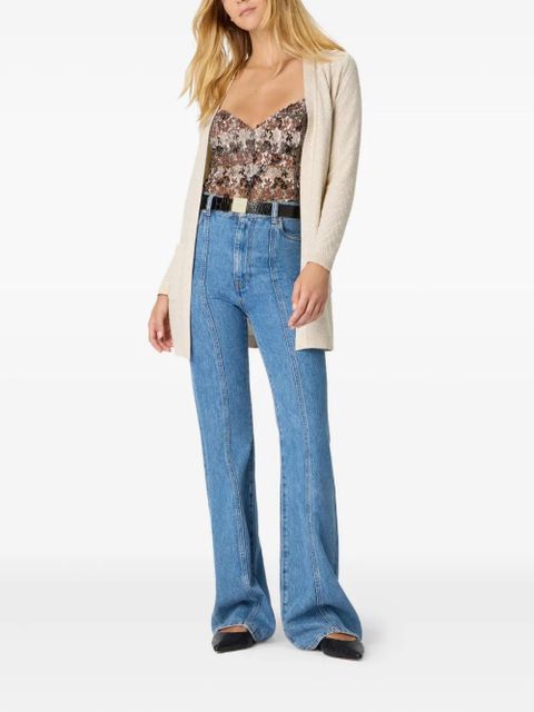 Missoni chevron-pattern belted cardigan - Neutrals - zdjęcie produktu nr 2