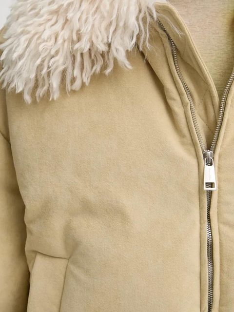 Nanushka kurtka puchowa ZACHARIE damska kolor beżowy zimowa oversize NU24FWOW45873