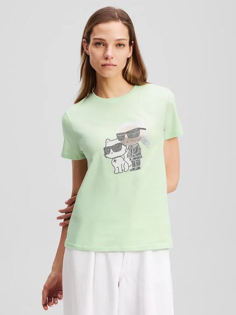 Karl Lagerfeld t-shirt bawełniany IKON RS - zdjęcie produktu nr 2