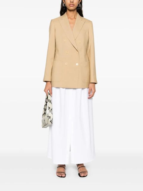 Max Mara Alcade maxi skirt - White