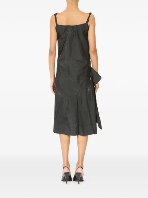 Maison Margiela bow-detail strap midi dress - Black - zdjęcie produktu nr 2