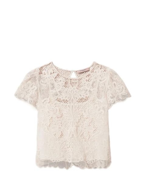 TWINSET embroidered blouse - Neutrals - zdjęcie produktu nr 1