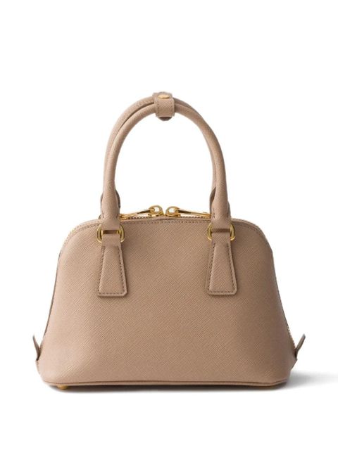Prada Promenade Saffiano-leather mini tote bag - Neutrals