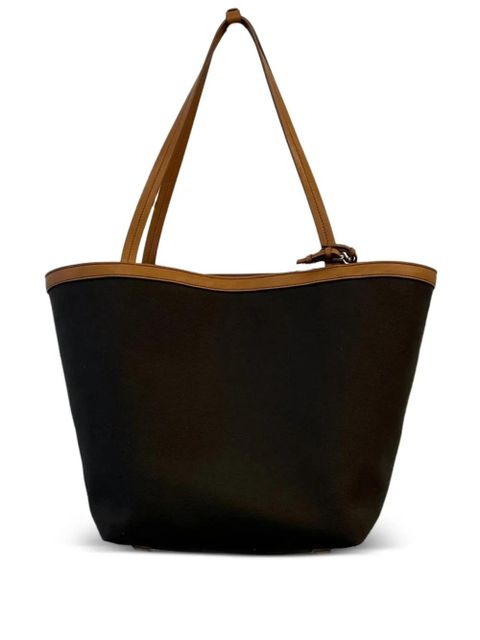 The Row park tote three canvas shoulder bag - Brown - zdjęcie produktu nr 1