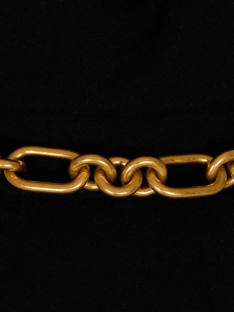 Balmain Brandebourg wool cap - Black