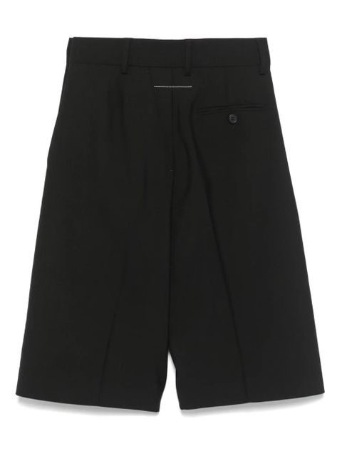 MM6 Maison Margiela virgin wool shorts - Black - zdjęcie produktu nr 2