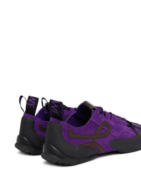 LOEWE Grip lace-up Anagram sneakers - Purple