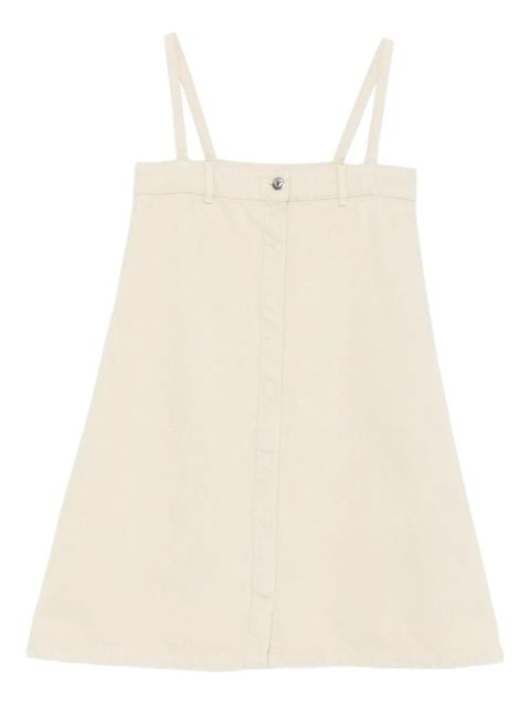 Nanushka button-front sleeveless mini dress - Neutrals - zdjęcie produktu nr 1