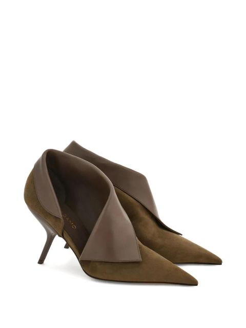 Ferragamo 85mm Eva pumps - Brown
