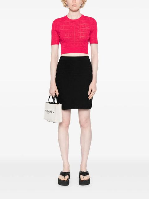 Givenchy 4G-jacquard skirt - Black - zdjęcie produktu nr 2