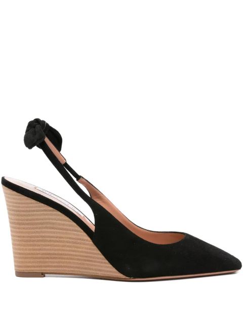 Aquazzura 85mm Very Bow Tie pumps - Black - zdjęcie produktu nr 1