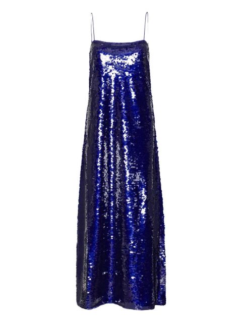 ROTATE BIRGER CHRISTENSEN embellishment maxi dress - Blue - zdjęcie produktu nr 2