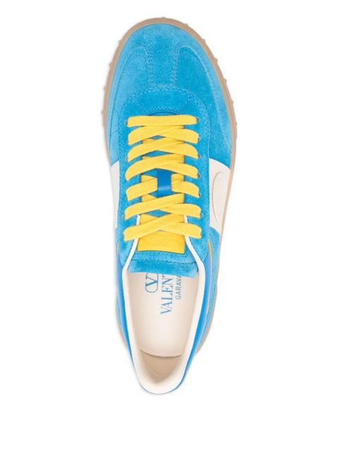 Valentino Garavani Upvillage panelled suede sneakers - Blue - zdjęcie produktu nr 2