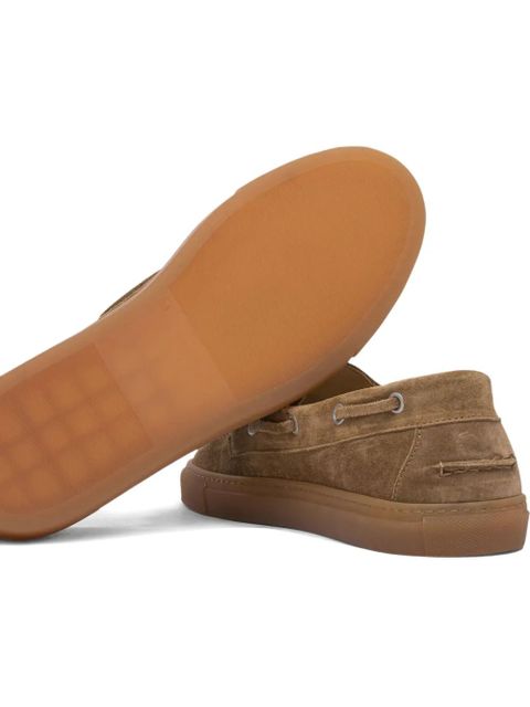 Copenhagen suede lace-up loafers - Brown