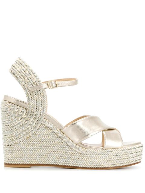Jimmy Choo Dellena 100mm espadrilles - Gold - zdjęcie produktu nr 1