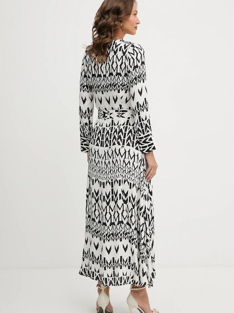 Marciano by Guess sukienka BRITNEY kolor biały maxi rozkloszowana 5YGK47 7352A - zdjęcie produktu nr 2