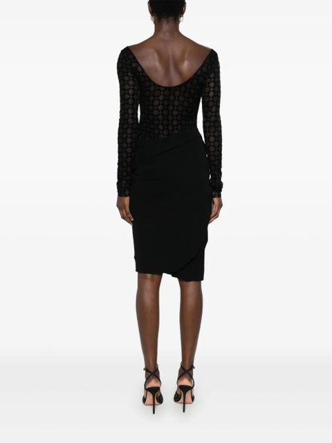 Givenchy 4G mesh dress - Black