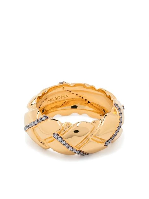 Missoma x Lucy Williams Waffle ring - Gold - zdjęcie produktu nr 1