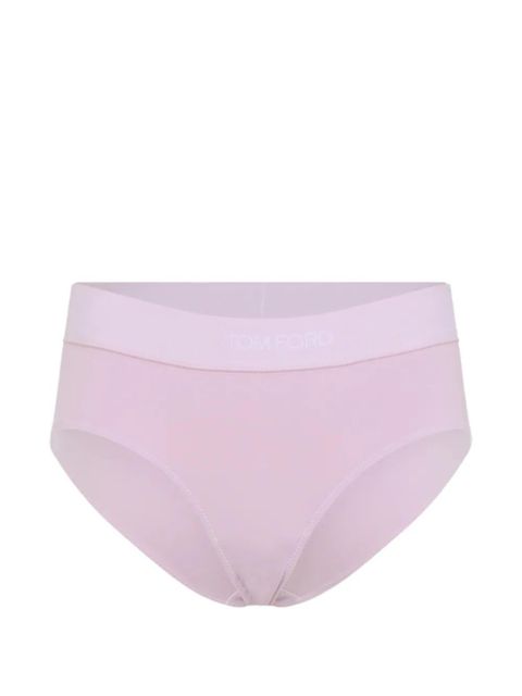 TOM FORD logo waistband briefs - Pink - zdjęcie produktu nr 1