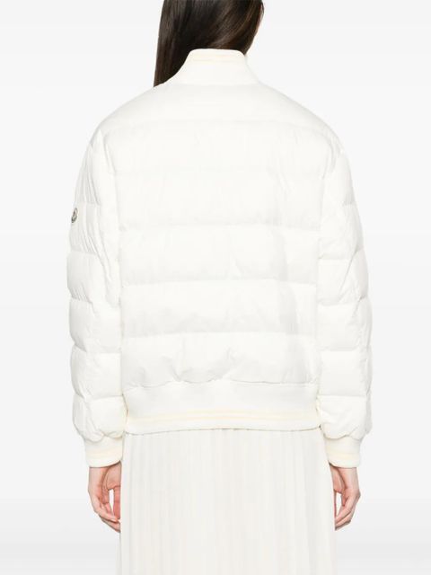 Moncler Argo padded bomber jacket - White
