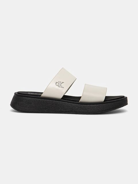 Calvin Klein Jeans klapki SANDAL SLIDE DOUBLE STRAP - zdjęcie produktu nr 1