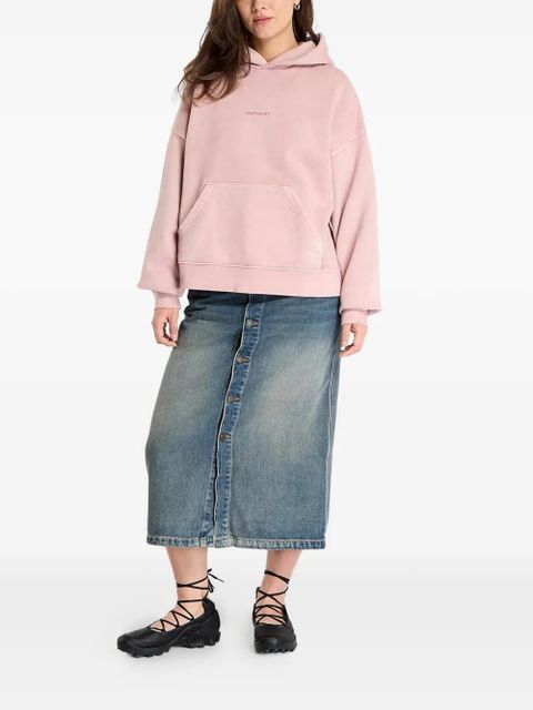 Carhartt WIP Benton logo-embroidered hoodie - Pink - zdjęcie produktu nr 2