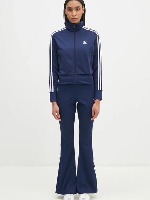adidas Originals bluza Adicolor Classics Firebird damska kolor granatowy z aplikacją JC8263