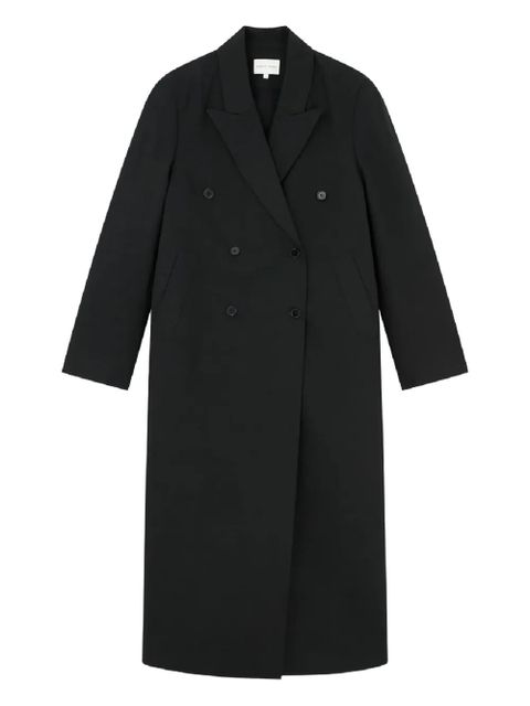LouLou de Saison Temo lapel double-breasted coat - Black - zdjęcie produktu nr 1