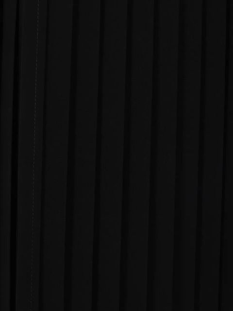 Comme Des Garçons pleated button dress - Black