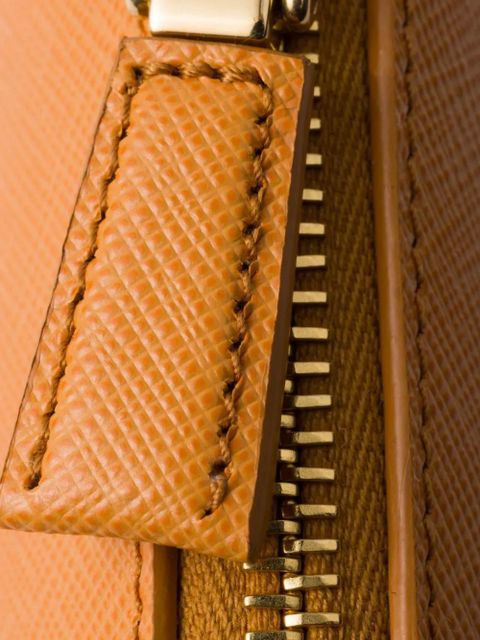 Prada mini Saffiano leather shoulder bag - Orange - zdjęcie produktu nr 2