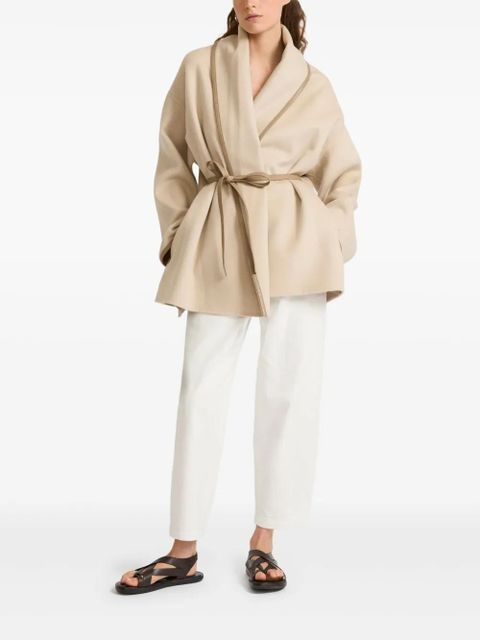 Yves Salomon double-sided jacket - Neutrals - zdjęcie produktu nr 2