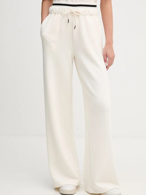 United Colors of Benetton spodnie dresowe kolor beżowy melanżowe 3QAFDF01D - zdjęcie produktu nr 1