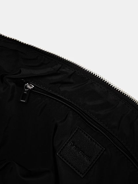 Desigual torebka QUEBEC WHIPSTITCH PAT kolor czarny 25WAXP77