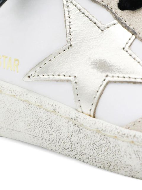 Golden Goose star-detail leather sneakers - White