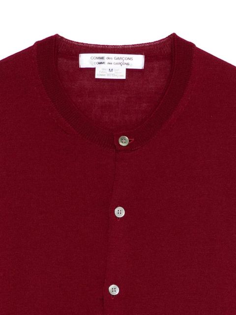 Comme Des Garçons button-front cardigan - Red