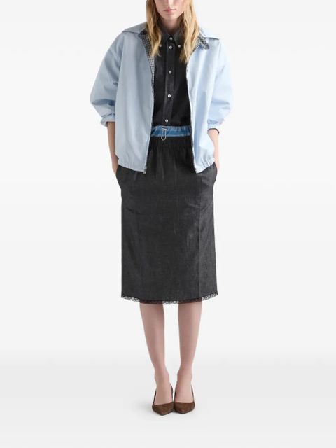 Prada chambray skirt - Grey - zdjęcie produktu nr 2