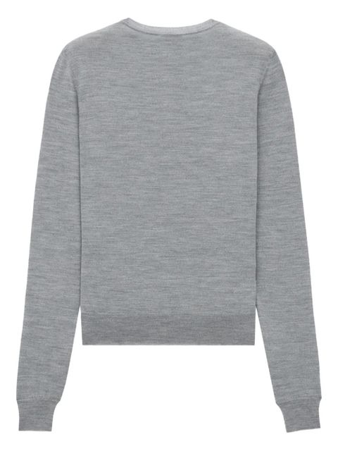 Saint Laurent crew-neck jumper - Grey - zdjęcie produktu nr 2