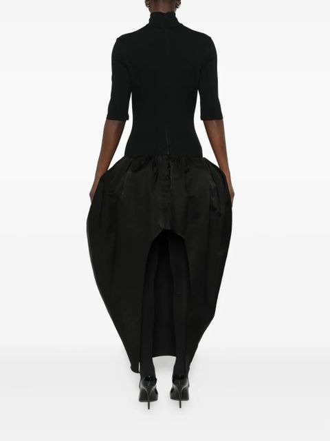 Magda Butrym silk-blend dress - Black