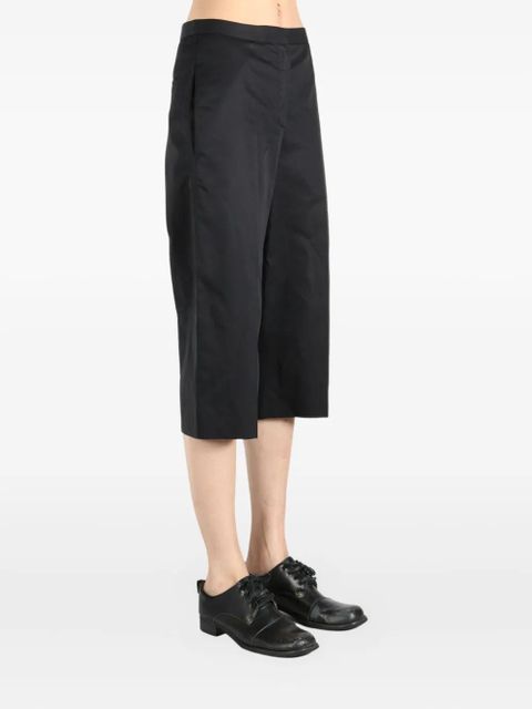 The Row cropped tailored trousers - Black